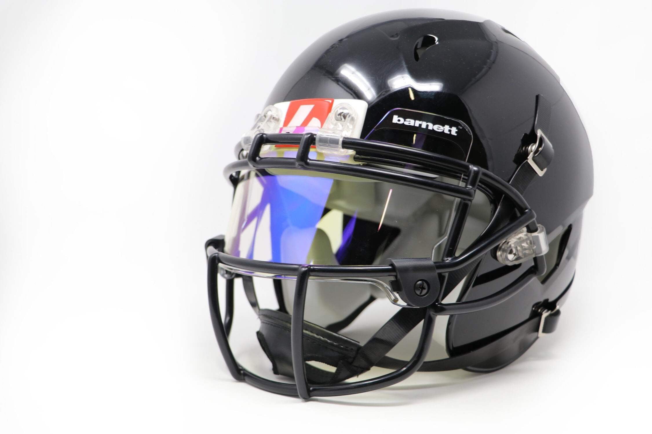 Barnett Football Eyeshield and Visor, Revo Blue, Eyes-Shield