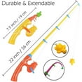 thumbnail image 7 of Kids Magnetic Fishing Pool Toys Game - Water Table Bathtub Party Toy with Pole Rod Net Floating Fish Toddler Color Ocean Animals, 7 of 7