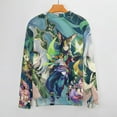 thumbnail image 3 of Genshin Impact Unisex Sweater Long Sleeve Round Neck Pullover Jumper Fall Winter Clothes Print Tops Blouse L, 3 of 6