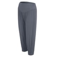 thumbnail image 6 of felwors Harem Pants Women High Waist Yoga Pants Elastic Soft Modal Yoga Sports Pants 2026 Summer Loose Comfy Joggers Trousers (Silver, M), 6 of 8