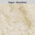thumbnail image 6 of Evlmd Bathroom Rugs, Beige Shaggy Soft and Absorbent Bath Rug, Non-Slip, Thick Plush Machine Washable Dry Bath Mats for Bathroom, Tub and Shower, 24" x 59", 6 of 6