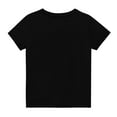 thumbnail image 3 of Pop cazadora para niña Demon Hunters Round-Neck Printed Anime Trio Poster T Shirt （Black）, 3 of 3