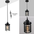 thumbnail image 6 of Farmhouse Kitchen Island Hanging Pendant Lighting Rustic Ceiling Light 3 pack, 6 of 12