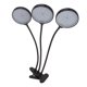 thumbnail image 4 of Lámpara LED de 45 W para cultivo de plantas con 3 cabezales y fuente de alimentación USB con clip para suculentas en interiores., 4 of 14