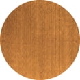 thumbnail image 1 of Ahgly Company Indoor Round Abstract Orange Contemporary Area Rugs, 3' Round, 1 of 1