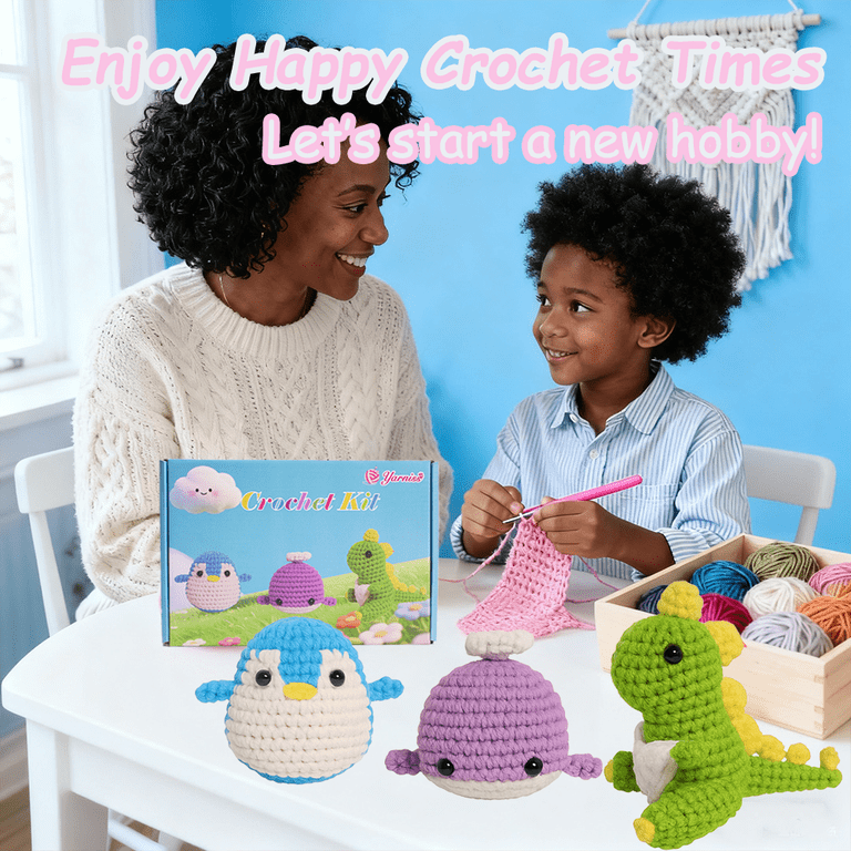 Yarniss Beginner Crochet Kit with Amigurumi Animals photo 3