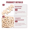 thumbnail image 2 of KONTONTY 15Pcs Mom Craft Wooden Letters Khaki Decoration For Mothers Day Style, 2 of 4