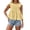 Yellow, variant on Fgnfyis Summer Tops for Women Womens 2026 Flowy Peplum Sleeveless V Neck Tank Top with Style T Shirts for Women Yellow XS