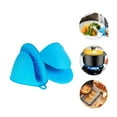 thumbnail image 6 of Up to 50% off Oven Mitts Hwkond Kitchen Silica Microwave Oven Insulation Gloves Oven Insulated Gloves, 6 of 7