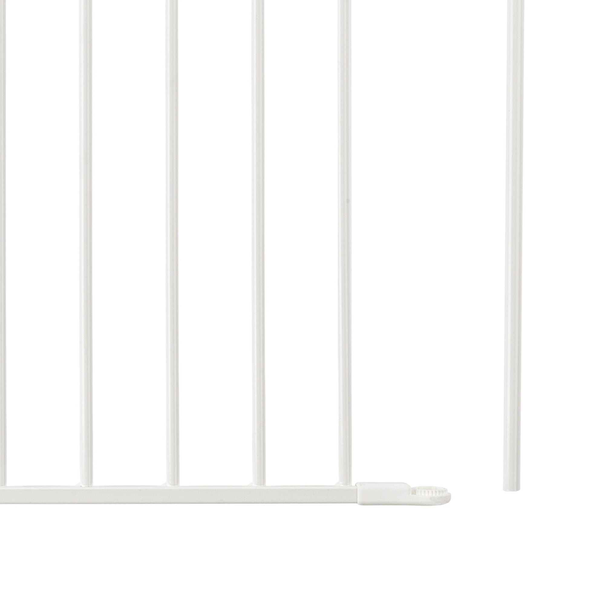 Scandinavian Pet Design SG-F-EXT28W Flex Metal 28.4 Inch Baby Pet Gate Extension Panel, White