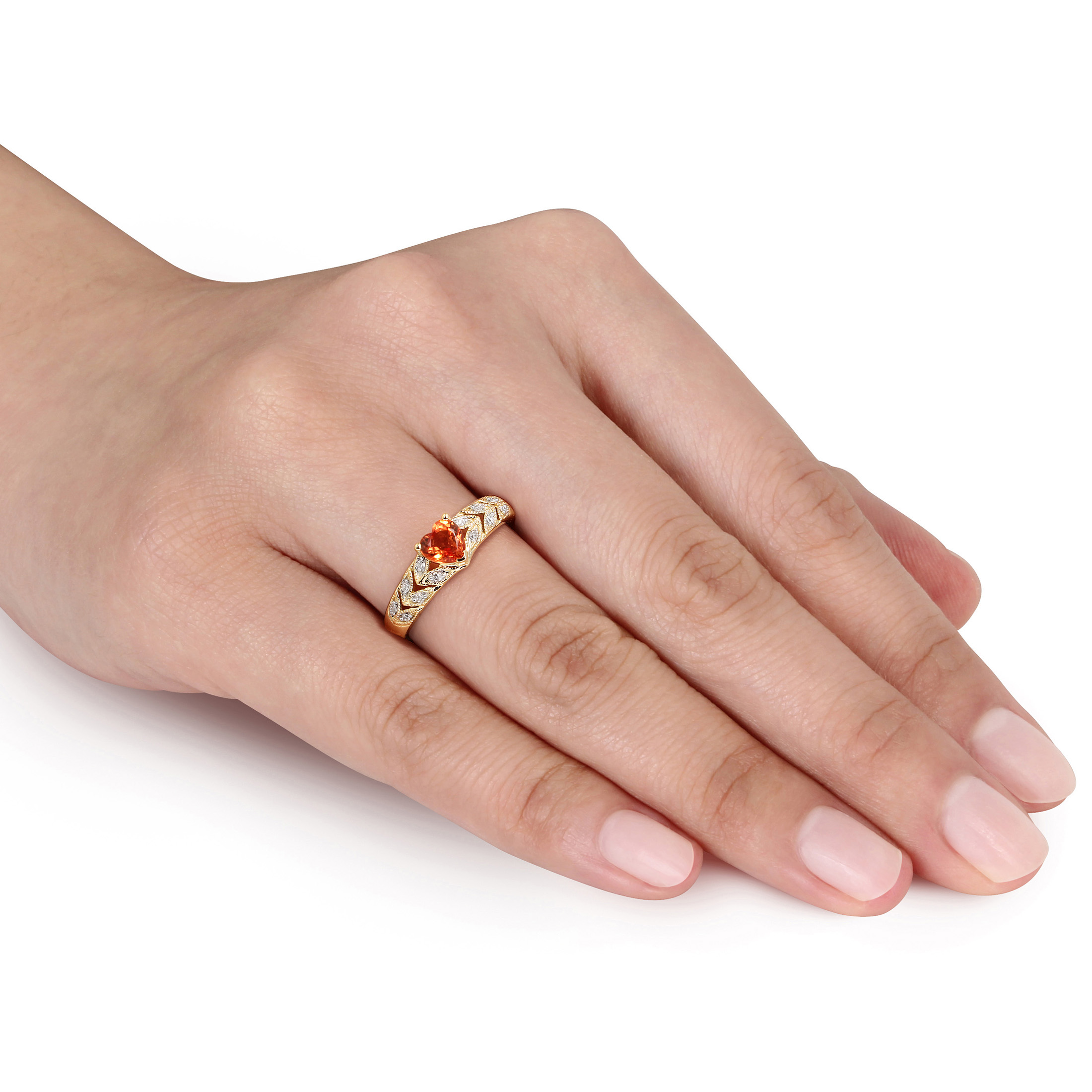 Everly Women's Sapphire 10k Yellow Gold Ring