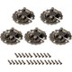 thumbnail image 1 of Toggle Catch Lock (30mm x 30mm) 5Pcs, Zinc Alloy Hasp Latches - for Cabinets Boxes Suitcases, Bronze Tone, 1 of 5