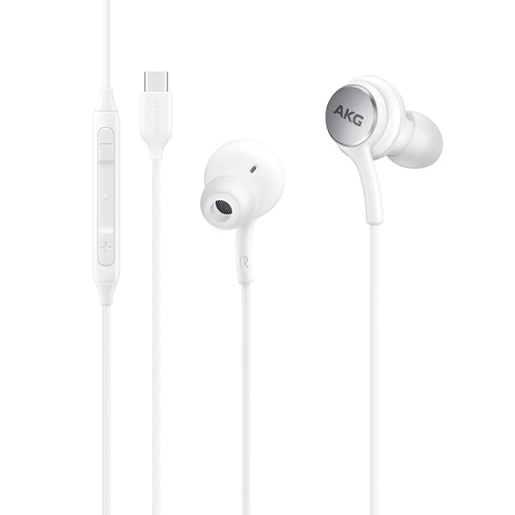 AKG TYPE-C Earphones Authentic for TCL 50 Pro NxtPaper - Headphones USB-C Earbuds w Mic Headset White Handsfree