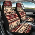 thumbnail image 4 of Yuyamidu Red Car Seat Covers Full Set of 2 Southwest Aztec Horse Vehicle Front Seats Covers Stretchy Washable Car Accessories Bucket Seat Cover, 4 of 6