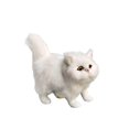 thumbnail image 1 of Figuras de gatos Mini figuras de gato de simulación en miniatura, decoración realista, de , juguete para escritorio, sala de estar, , Blanco Fanmusic Figuras de gatos, 1 of 7