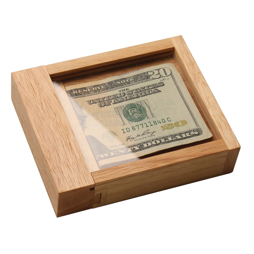 Wood Cash Out Puzzle Box Secret Locking Mechanism Walmart Com Walmart Com