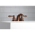 thumbnail image 3 of Kingston Brass KB946AL Victorian Mini-Widespread Bathroom Faucet, Antique Copper, 3 of 5