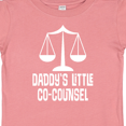 thumbnail image 4 of Inktastic Lawyer Daddys Little Co Counsel Boys or Girls Baby T-Shirt, 4 of 5