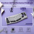 thumbnail image 2 of Teclado Keychron Q8 Pro 65% Alice inalámbrico RGB, 2 of 9