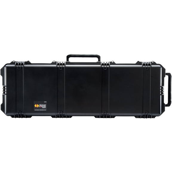 Pelican Storm iM3200 Rifle Single or Double Case with Foam, Rolling Case with Strong Wheels, Lockable and TSA approved, 6 press and pull latches, Black