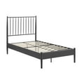 thumbnail image 6 of Adair Spindle Metal Twin Platform Bed in Charcoal, 6 of 10
