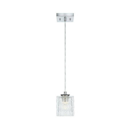 Home Decorators Collection 40-Watt Equivalent Chrome Integrated LED Mini Pendant