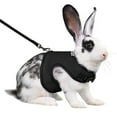 thumbnail image 1 of Flmtop Rabbit Harness Comfortable Adjustable Traction Tool Ferret Rats Hamster Soft Mesh Harness Leash Vest Set Pet Supplies, 1 of 11
