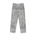 thumbnail image 6 of Uemuo Silver Glitter Pattern Men's Wide Leg Palazzo Lounge Pants with Pockets Light Weight Loose Comfy Casual Pajama Pants-X-Large, 6 of 9