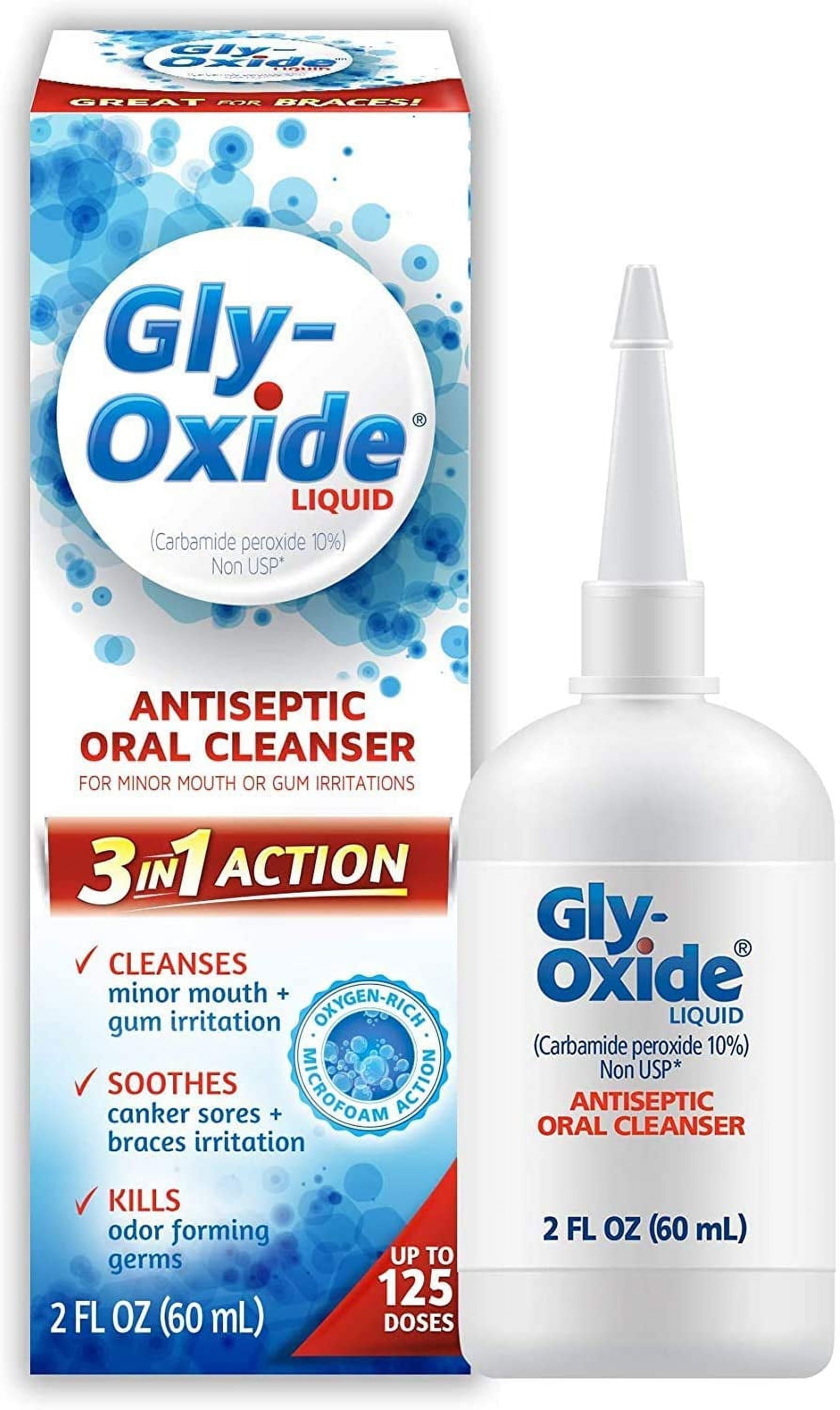 Gly-Oxide Liquid Antiseptic Oral Cleanser 2 oz