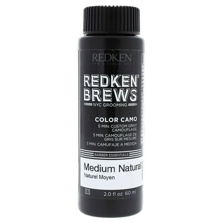 Brews Color Camo - Medium Natural by Redken for Men - 2 oz Hair Color