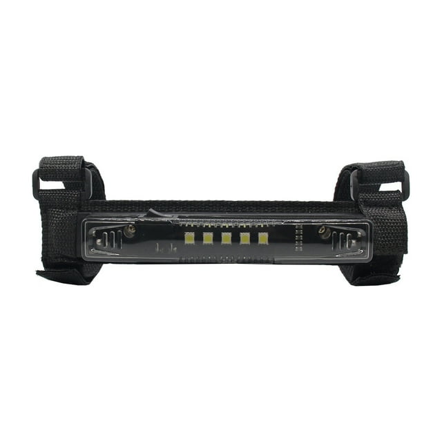 UTV ATV Interior Light, Universal Roll Bar Mount LED Light Roof Top Lamp for Polaris RZR Can-Am Car smoked shell