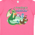 thumbnail image 4 of Inktastic Reading is Magical Dragon Green Dragon with Book Boys or Girls Toddler T-Shirt, 4 of 5