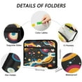 thumbnail image 3 of Organ Folder 14.2 x 0.8 x 10.6 Inches 13 Separate Pockets A4 Size Documents Folder A Sort Storage File Manager For The Home Office Galaxy Seamless, 3 of 7
