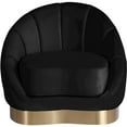 thumbnail image 6 of Meridian Furniture Shelly Black Velvet Chair, 6 of 8