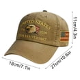 thumbnail image 3 of USA 250th Anniversary Hat Embroidered Eagle, Commemorative 250 Year American Anniversary Hat, Patriotic Theme America 250th Anniversary Hat Unisex Cap, 3 of 6