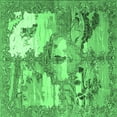 thumbnail image 1 of Ahgly Company Indoor Square Animal Emerald Green Traditional Area Rugs, 5' Square, 1 of 4