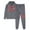Dark Gray, variant on BVOFAR Women's Sweatsuits Two Piece Cute Heart Print Drawstring Hoodies and Jogger Sweatpants Casual Tracksuits with Pockets