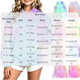 thumbnail image 4 of Girls Pullover Hoodies Girls Tie-Dye Hoodie Pullover No-Drawstring Long Sleeve Relaxed Fit Casual Sweatshirt with Kangaroo Pocket for Fall Winter School Daily Wear (Ages 3-14 Years, 4 of 6