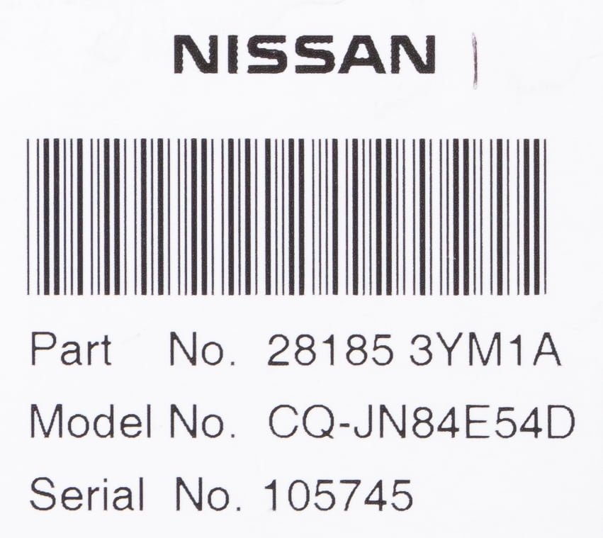 Restored 2015 Nissan Juke AM FM Radio Single Disc CD Multimedia Player Part ID 281853YM1A (Refurbished)