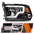 ANZO LED Square Headlight Set w/ Chrome Housing Dodge Ram 1500 (09-10) (111539) main image 1