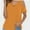 Orange, variant on Womens Summer Shirts V Neck Criss Cross Cold Shoulder Tops Blouse