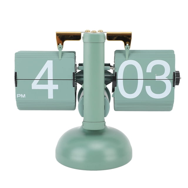 Reloj De Escritorio Abatible, Temporizador Mecánico Estable ABS, Reloj Abatible Retro Creativo Para Sala De Estar