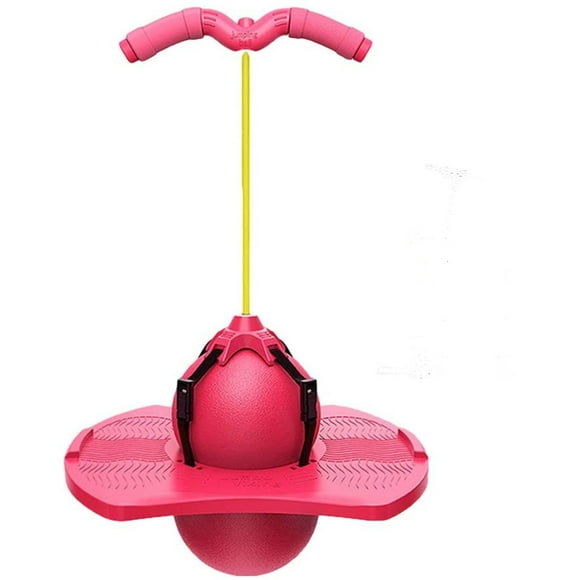 Pogo Bouncing Ball,Pogo Jumper Pogo Stick with Handle and Ball Pump Abrasion-resistant High Jump Toy