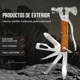 thumbnail image 5 of "Multiherramienta Portatil Martillo Y Hacha 14 En 1 Con Funda Plata, Malubero Naranja ", 5 of 5
