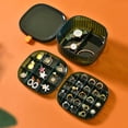 thumbnail image 4 of 2x Jewelry Storage Box Stackable with Lid for Earrings Countertop Baoblaze none, 4 of 8