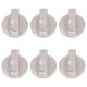 thumbnail image 2 of 6Pcs Cooker Knobs,6mm Gas Stove Knobs Stove Replacement Metal Knobs Accessories for Kitchen Gas Oven, 2 of 5