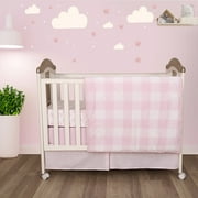 Cuddles & Cribs 100% Cotton Crib Bedding Set 4 Piece Unisex Nursery Bedding