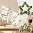 thumbnail image 5 of Decorative Wreath Frames for Floral Arrangements Star Heart Cane Shapes Home Decor, 5 of 7