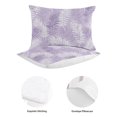 thumbnail image 5 of 3 Pieces Twin XL Quilt Set,Tropical Palm Leaves Soft Bedding Sets with 1 Quilt & 2 Pillow Shams,Dreamy Purple Background Summer Bedspread Lightweight Coverlet Comforter for All Season, 5 of 6