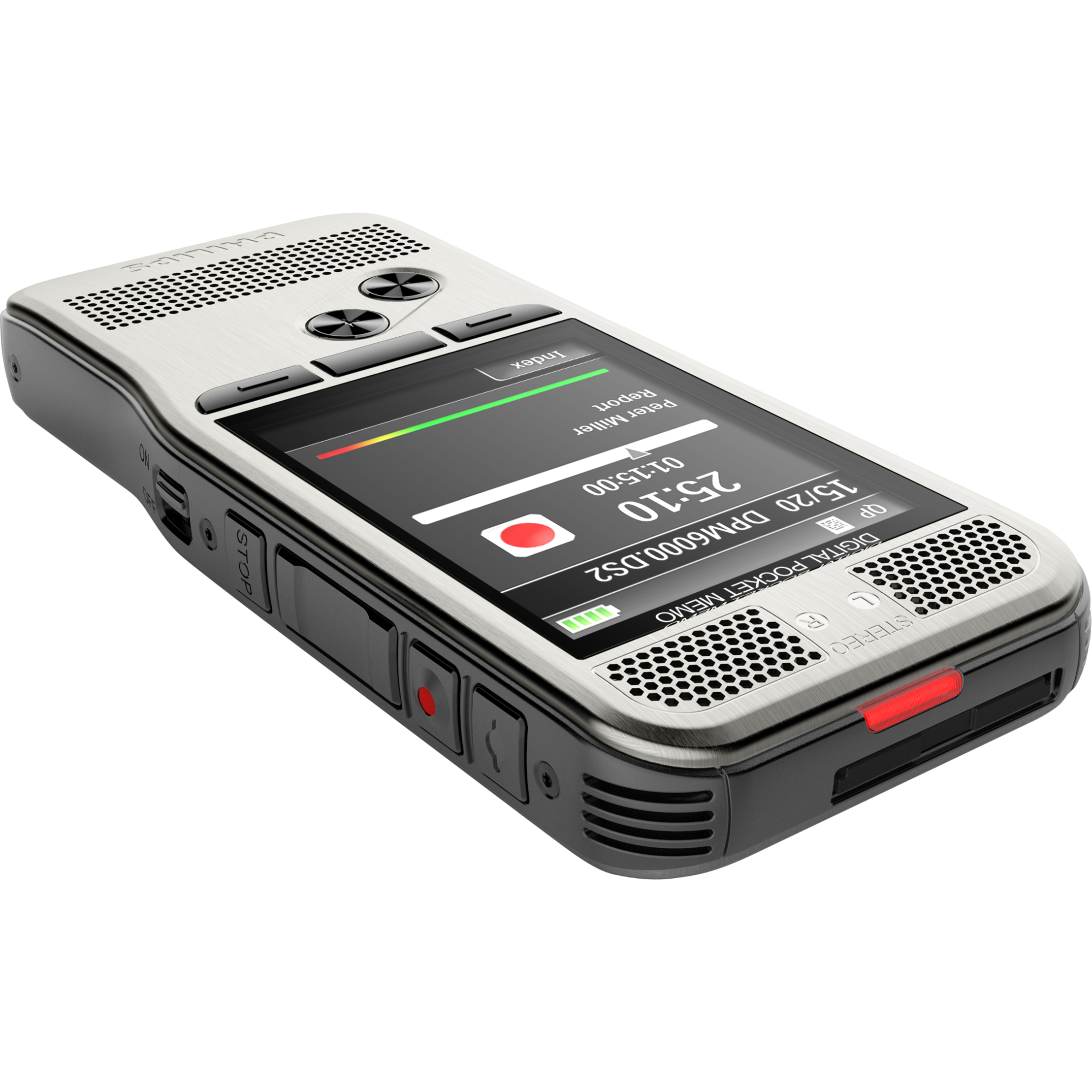 Philips Pocket Memo Digital Voice Recorder with LCD Display, DPM6000 - image 3 of 7